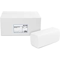 Funny 2 capas Toallas de mano de papel con zz-fold 25 x 23 cm blanco brillante [4000 hojas]